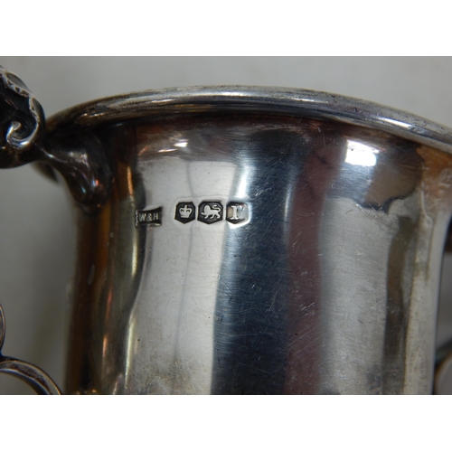 328 - Five Hallmarked Silver Trophy Cups: Various Dates & Makers: Weight 564g