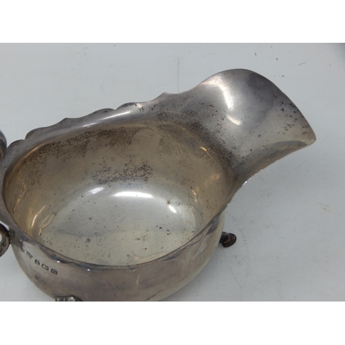 330 - Large Silver Gravy Boat Hallmarked Birmingham 1931 by B & S Ltd: Weight 112g