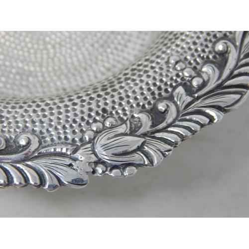 359 - Foreign Silver Bowl on Three Feet: Measuring 12cm diameter: Weight 94g