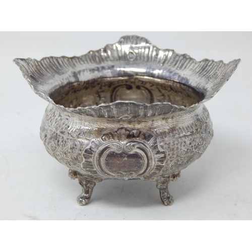 360 - Victorian Silver Bowl Hallmarked with Import Marks for London 1894 by T.G: Measuring 10cm diameter: ... 