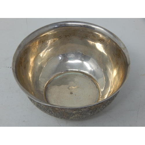 363 - Oriental Silver 84 Standard Bowl: Measures 9.5cm diameter: Weight 96g