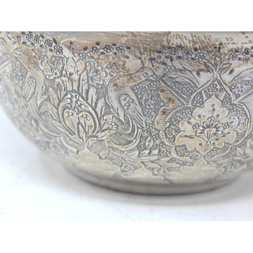 363 - Oriental Silver 84 Standard Bowl: Measures 9.5cm diameter: Weight 96g