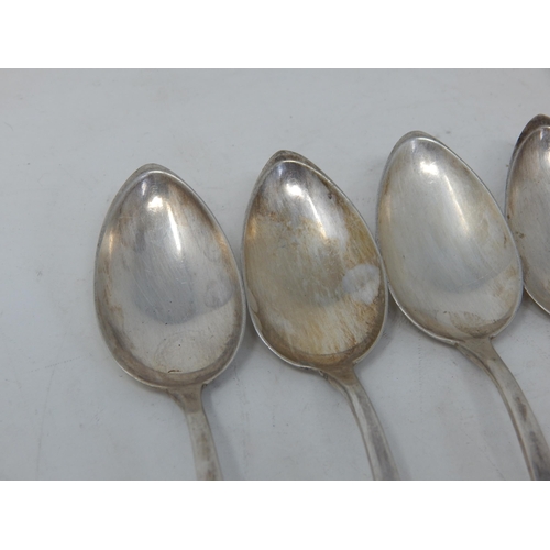 366 - Set of Foreign Silver Spoons: Length 14.5cm: Weight 98g