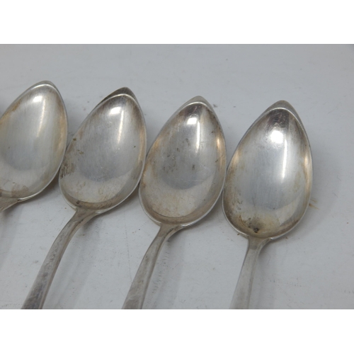 366 - Set of Foreign Silver Spoons: Length 14.5cm: Weight 98g