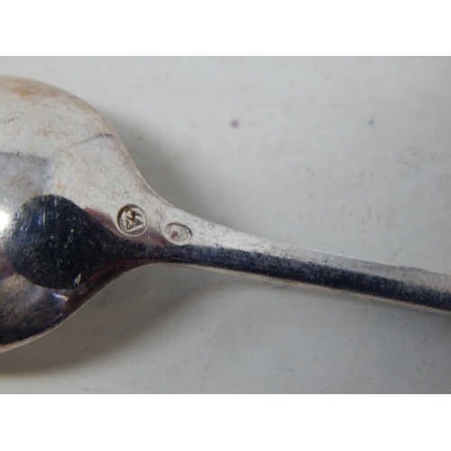 367 - Set of 6 Foreign Silver Spoons: Length 11cm: Weight 98g