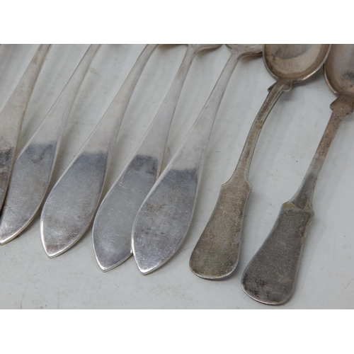 369 - Quantity of Foreign Silver Serving Spoons, Forks etc: Weight 440g