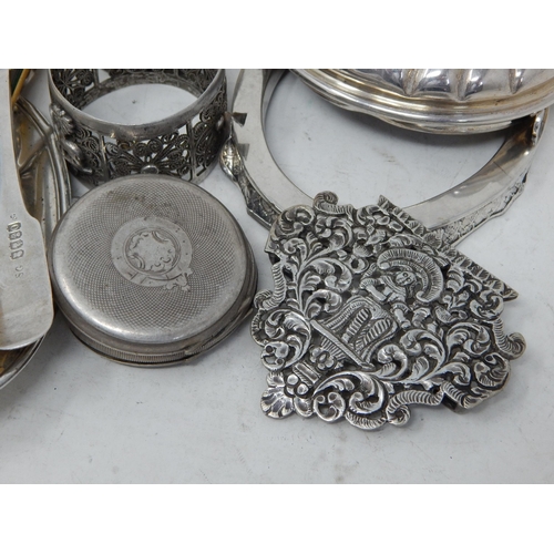 371 - Quantity of Foreign Silver to Include Spoons, Forks, Napkin Rings, Scrap etc: Weight 540g