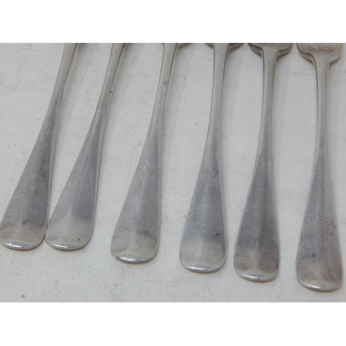 388 - 6 x Victorian Silver Dessert Forks Hallmarked London 1882 by George Adams: Length 16.5cm: Weight 260... 