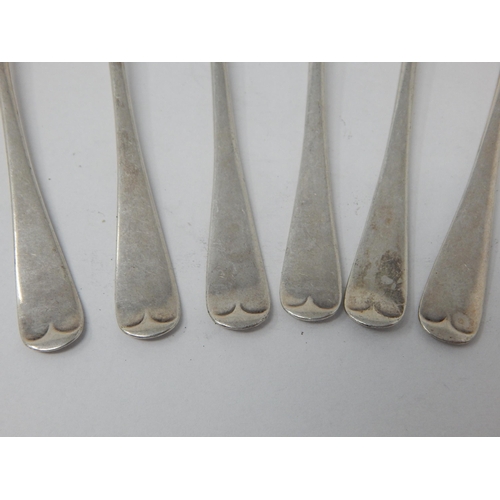 245 - Set of 6 Victorian Silver Coffee Spoons Hallmarked Sheffield 1892 by Henry Atkins: Weight 72g