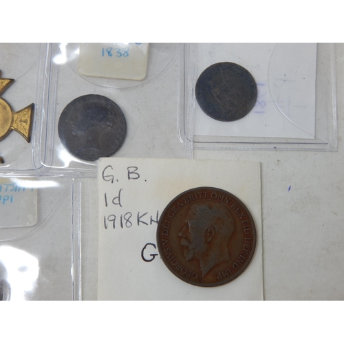 52 - Collection of early Copper coinage to include George III Copper Penny 1806; Halfpennies 1806(2); Uni... 