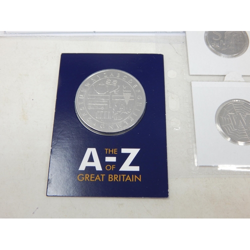 94 - Complete set of 2018 A to Z coins with Completer Medal