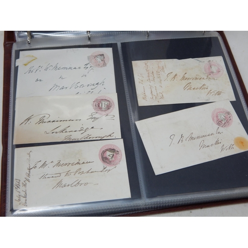 87 - An important collection of early Postal History including Queen Victoria stamps on covers; Edward VI... 