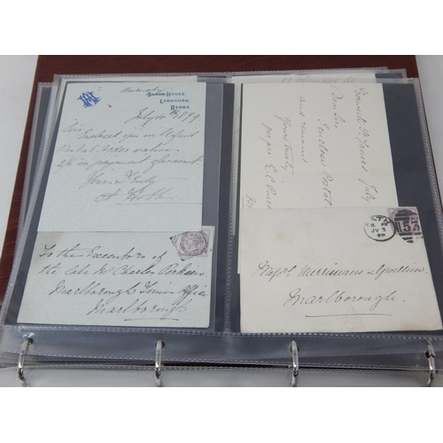 87 - An important collection of early Postal History including Queen Victoria stamps on covers; Edward VI... 