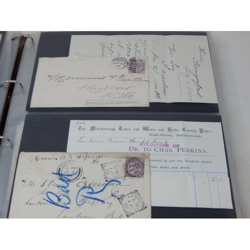 87 - An important collection of early Postal History including Queen Victoria stamps on covers; Edward VI... 