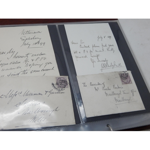 87 - An important collection of early Postal History including Queen Victoria stamps on covers; Edward VI... 