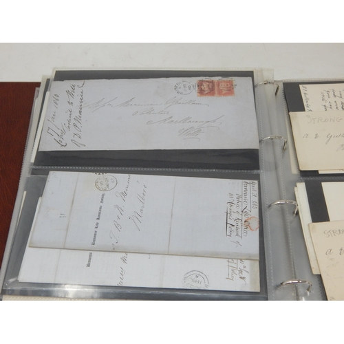 87 - An important collection of early Postal History including Queen Victoria stamps on covers; Edward VI... 