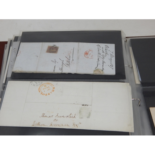 87 - An important collection of early Postal History including Queen Victoria stamps on covers; Edward VI... 