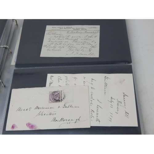 87 - An important collection of early Postal History including Queen Victoria stamps on covers; Edward VI... 