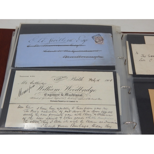 87 - An important collection of early Postal History including Queen Victoria stamps on covers; Edward VI... 