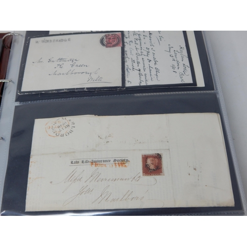 87 - An important collection of early Postal History including Queen Victoria stamps on covers; Edward VI... 