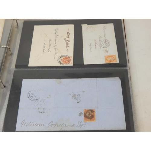 87 - An important collection of early Postal History including Queen Victoria stamps on covers; Edward VI... 