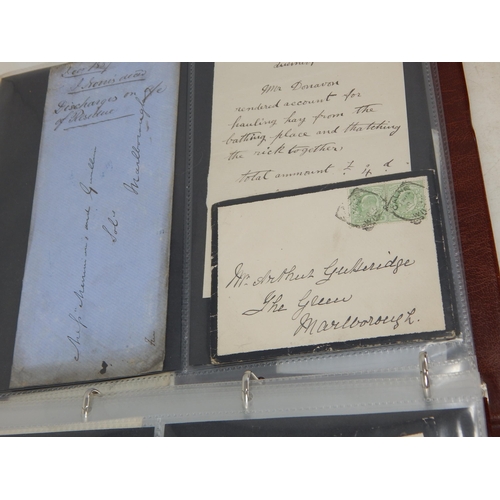 87 - An important collection of early Postal History including Queen Victoria stamps on covers; Edward VI... 