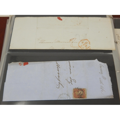 87 - An important collection of early Postal History including Queen Victoria stamps on covers; Edward VI... 