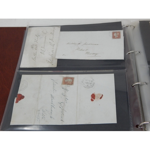 87 - An important collection of early Postal History including Queen Victoria stamps on covers; Edward VI... 