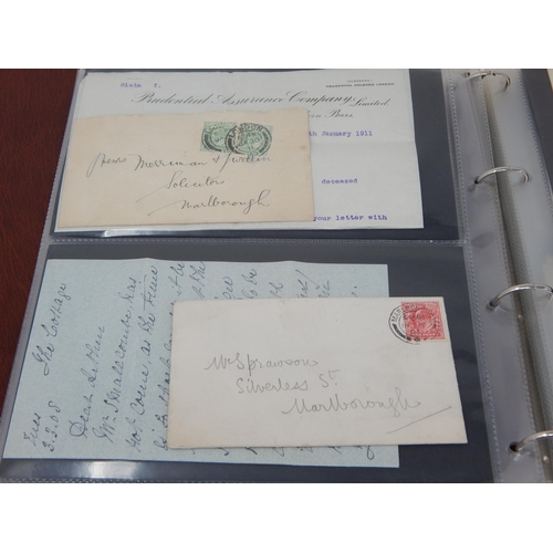 87 - An important collection of early Postal History including Queen Victoria stamps on covers; Edward VI... 