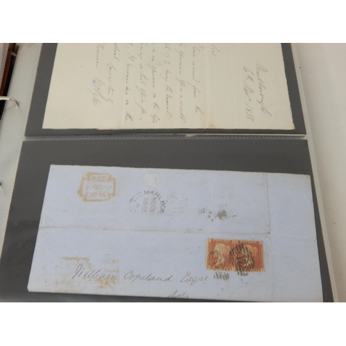 87 - An important collection of early Postal History including Queen Victoria stamps on covers; Edward VI... 