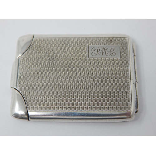 252 - Edwardian Silver Vesta Case Hallmarked Birmingham 1909 by Hasset & Harper Ltd