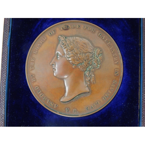 166 - Queen Victoria Board of Trade Medal For Gallantry in Saving Life At Sea. Awarded To 