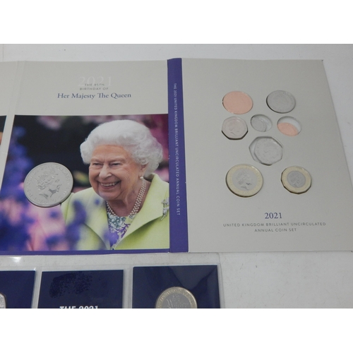 123 - Royal Mint 2021 United Kingdom Brilliant Uncirculated Annual Set; The 2021 Change Checker Commemorat... 