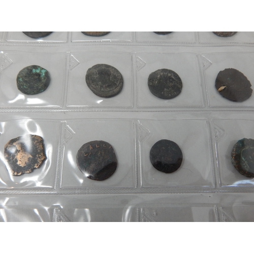 115 - An important collection of Ancient coins housed in Collectors album (153 coins) sorting will reward