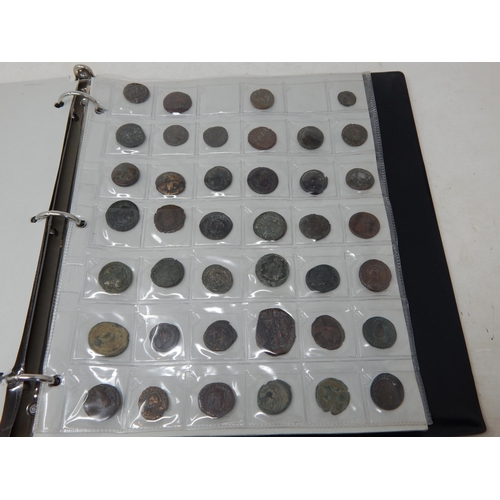 115 - An important collection of Ancient coins housed in Collectors album (153 coins) sorting will reward