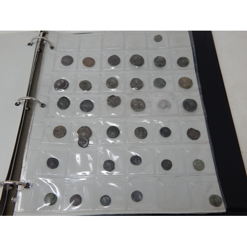 115 - An important collection of Ancient coins housed in Collectors album (153 coins) sorting will reward