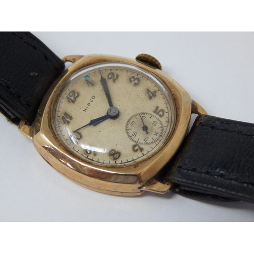 106 - Vintage 9ct Gold Wristwatch