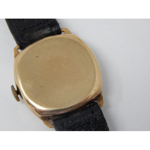 106 - Vintage 9ct Gold Wristwatch