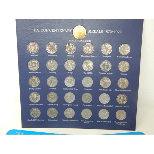 152 - England World Cup 1970 Medal collection; FA Cup Centenary Medal Collection 1972