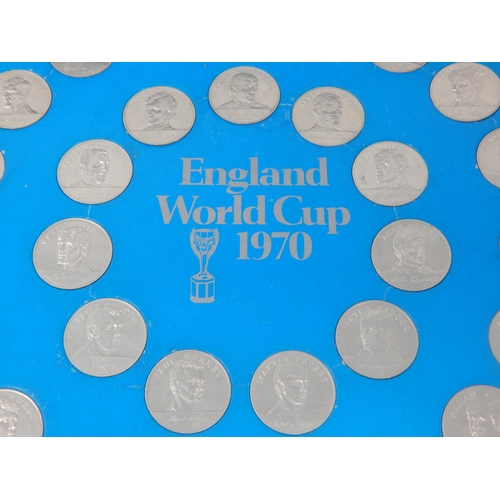 152 - England World Cup 1970 Medal collection; FA Cup Centenary Medal Collection 1972