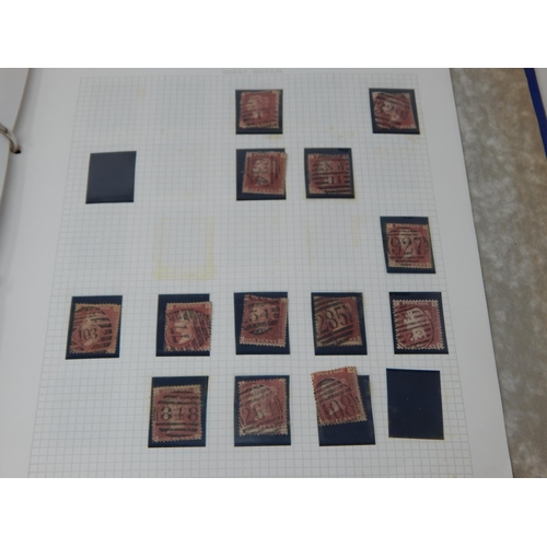 110 - Collection of 93 x Queen Victoria Penny Red stamps housed in a loose leaf file