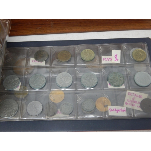 133 - Large Collection of coins in packets from Great Britain, Hong Kong, Hungary, Iran, Iraq, Isle of Man... 