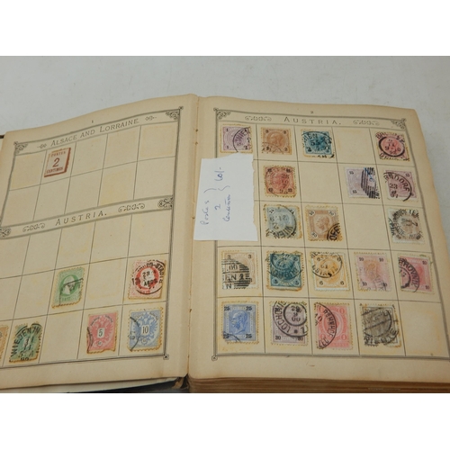 136 - An important collection of stamps housed in a vintage 