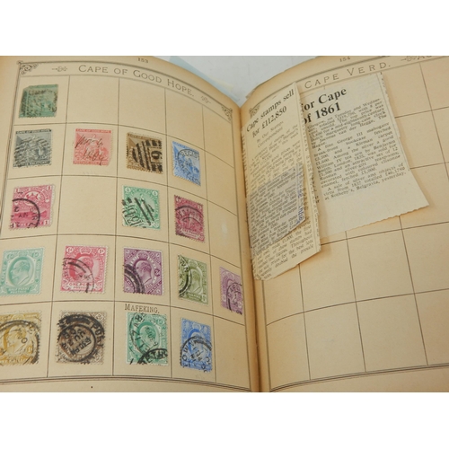 136 - An important collection of stamps housed in a vintage 