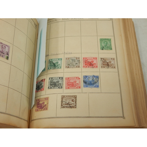 136 - An important collection of stamps housed in a vintage 