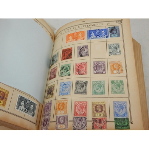 136 - An important collection of stamps housed in a vintage 