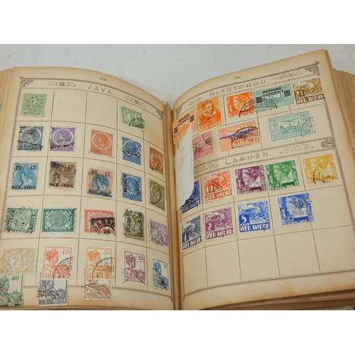 136 - An important collection of stamps housed in a vintage 