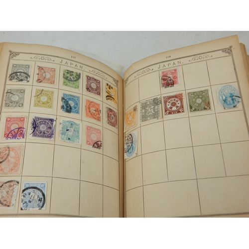 136 - An important collection of stamps housed in a vintage 