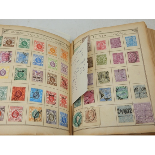 136 - An important collection of stamps housed in a vintage 