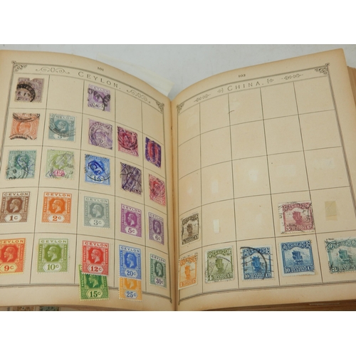 136 - An important collection of stamps housed in a vintage 